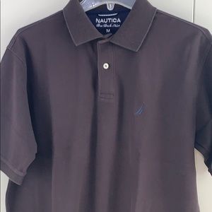 Nautica M True Deck Shirt brown polo